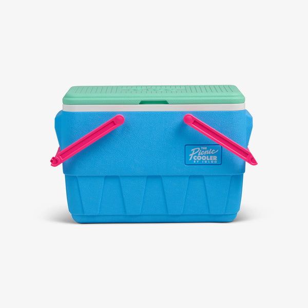 Igloo Retro Picnic Basket 25 Qt Cooler Carolina Blue