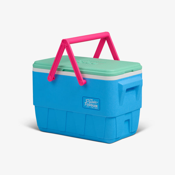 Igloo Retro Picnic Basket 25 Qt Cooler Carolina Blue