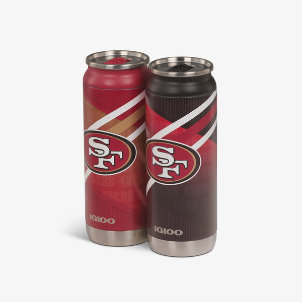 Igloo San Francisco 49ers Home & Away 16 Oz Can 2-Pack Default Title