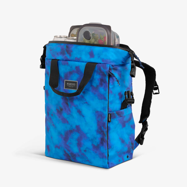 Igloo South Coast Snapdown 24-Can Backpack Blue Wash