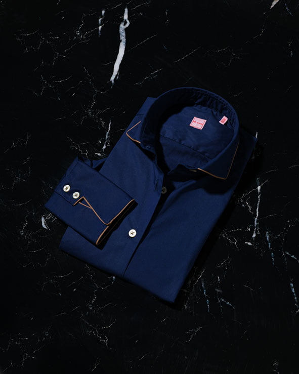 Ign. Joseph IGN BLOUSE PIPING BROWN