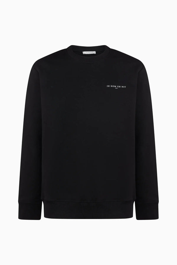 ih nom uh nit Crowned Mask Crewneck