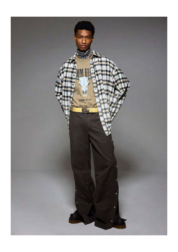 Ih Nom Uh Nit Degradé Check Shirt