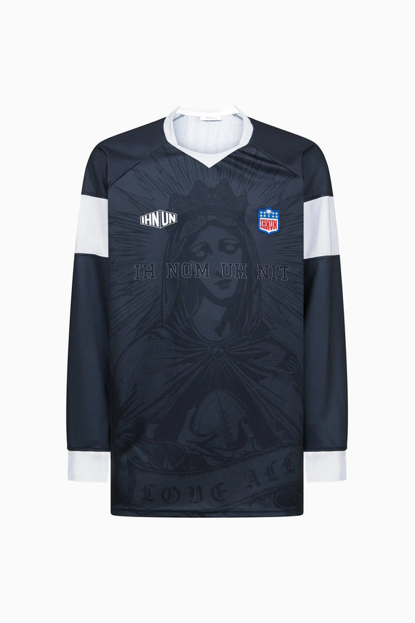 ih nom uh nit Holy Mary technical T-Shirt