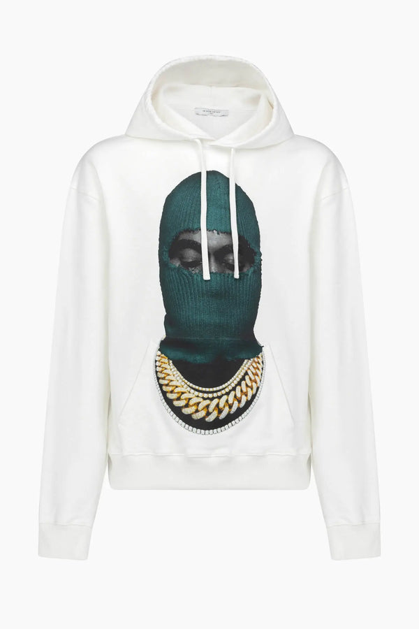 ih nom uh nit HOODIE MASK20 GREEN