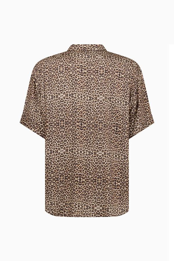 Ih Nom Uh Nit Leopard Print Bowling Shirt