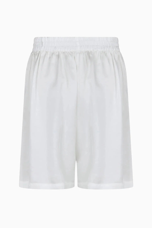 Ih Nom Uh Nit Logo Patch Satin Shorts