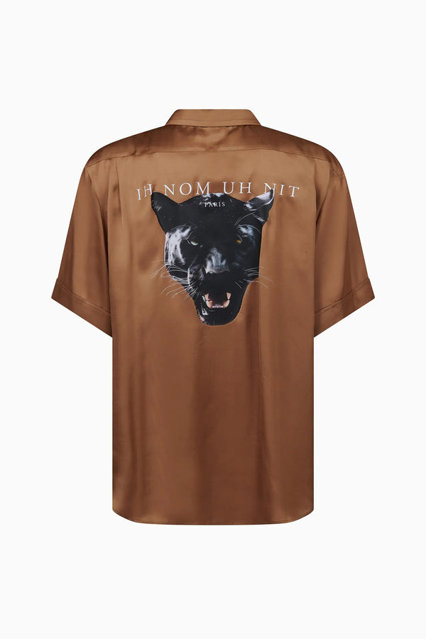 Ih Nom Uh Nit Satin Panther Bowling Shirt