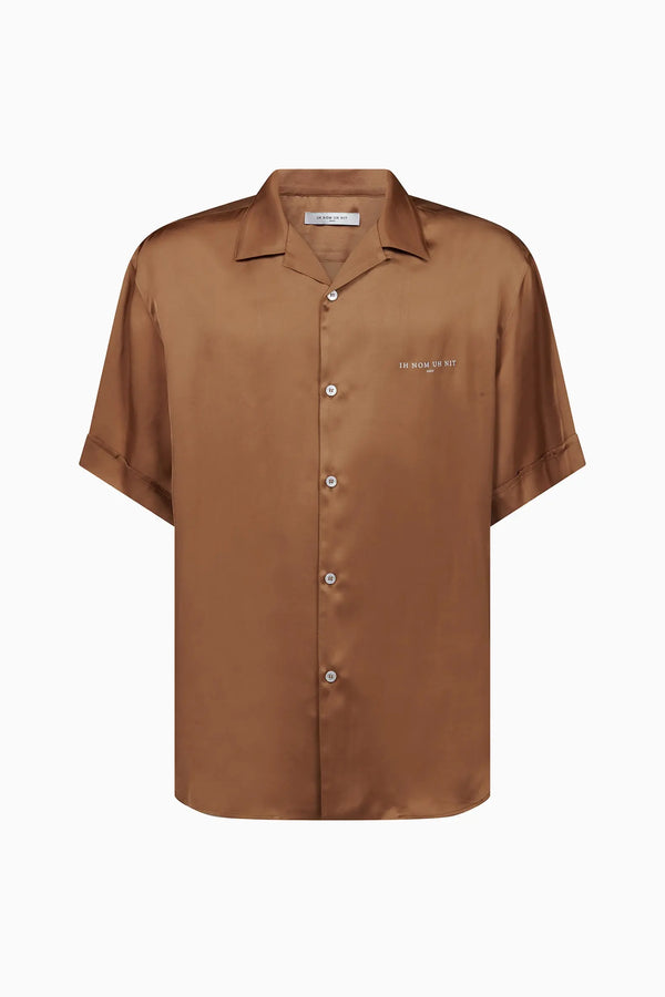 ih nom uh nit Satin Panther Bowling Shirt