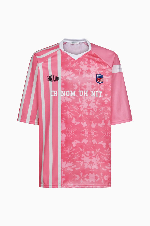 ih nom uh nit Patch Dots Striped Floral Jersey T-Shirt