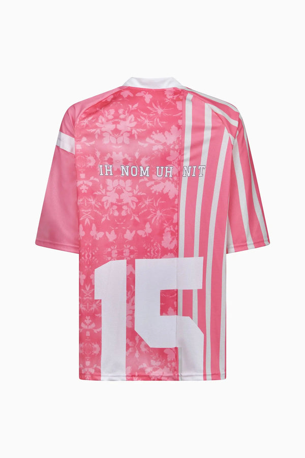 Ih Nom Uh Nit Patch Dots Striped Floral Jersey T-Shirt