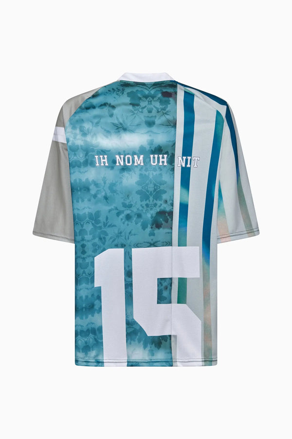 Ih Nom Uh Nit Patch Dots Striped Floral Jersey T-Shirt