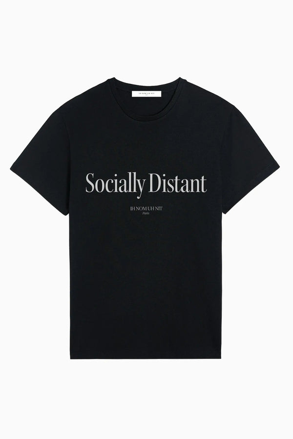 ih nom uh nit Socially Distant T-shirt with Marble Mask