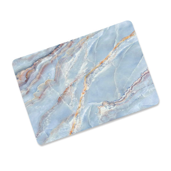 ikase BlueMarble-011 Without Apple Cut Out Logo - Macbook Case - Macbook Air Pro M1 M2 Pro Max 13" 14" 16" inch + Free Keyboard Cover