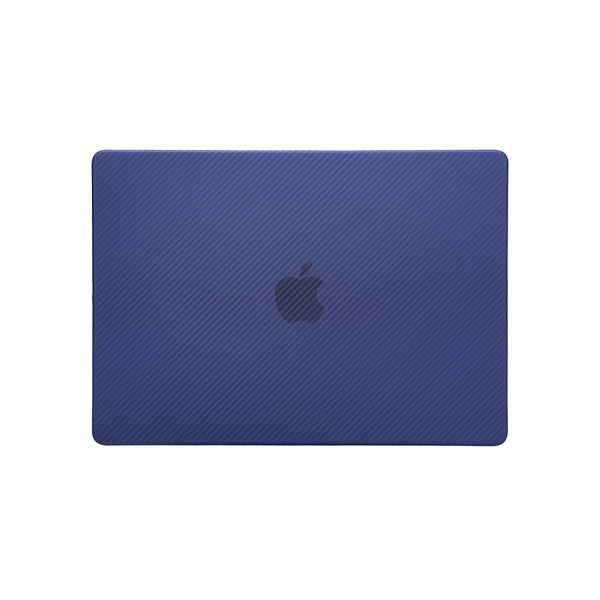 ikase Carbon Fiber Dark Blue - Macbook Air/Pro - 13"/14" inch Case+Free Keyboard Cover