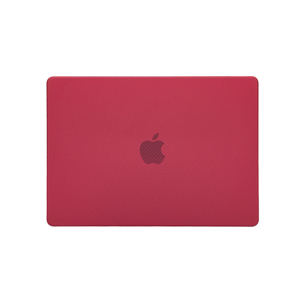ikase Carbon Fiber Red - Macbook Air/Pro - 13"/14" inch Case+Free Keyboard Cover