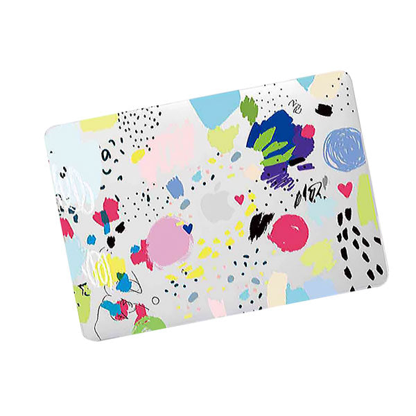 ikase Confetti-188 - Macbook Case - Macbook M1 M2 Pro Max 14" 16" inch + Free Keyboard Cover