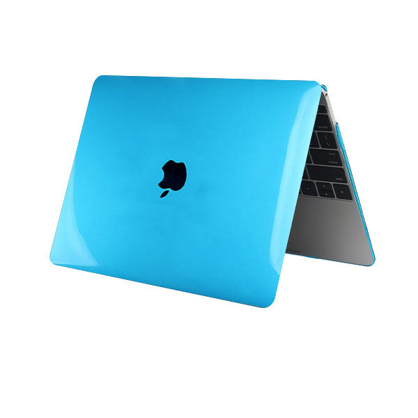 Ikase Crystal Aqua - Macbook Case - Macbook Air 13" Inch + Free Keyboard Cover