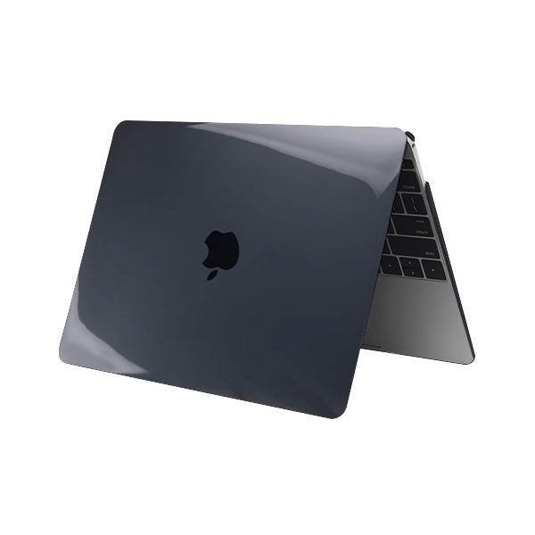 Ikase Crystal Black - Macbook Case - Macbook Air Pro 13" 16" Inch + Free Keyboard Cover