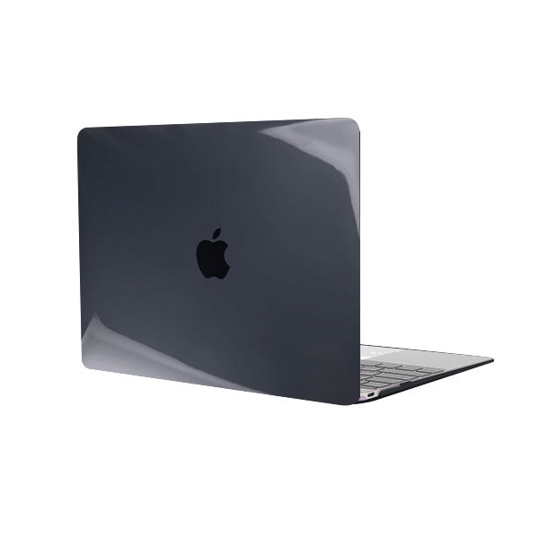Ikase Crystal Black - Macbook Case - Macbook Air Pro 13" 16" Inch + Free Keyboard Cover