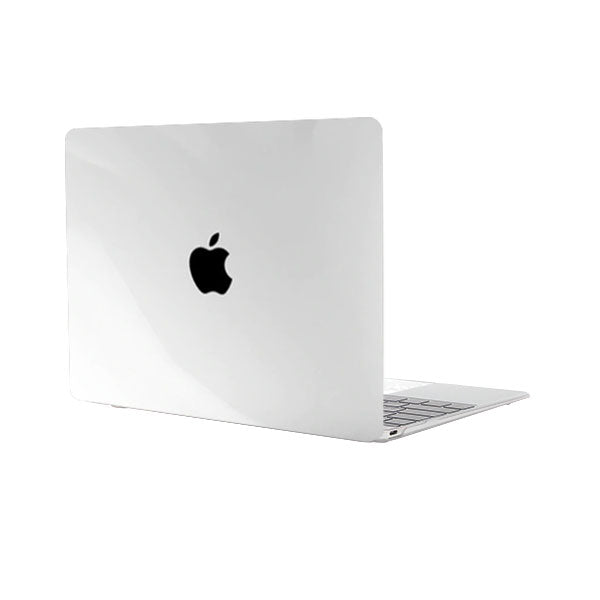 Ikase Crystal Clear - Macbook Case - Macbook Air Pro Retina M1 M2 11" 12" 13" 13.6" 14" 16" Inch + Free Keyboard Cover