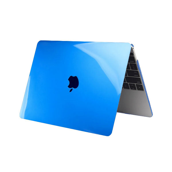 Ikase Crystal Dark Blue - Macbook Case - Macbook Air 13" Inch + Free Keyboard Cover