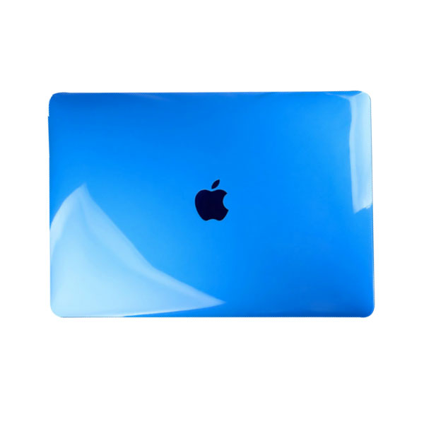 Ikase Crystal Dark Blue - Macbook Case - Macbook Air 13" Inch + Free Keyboard Cover