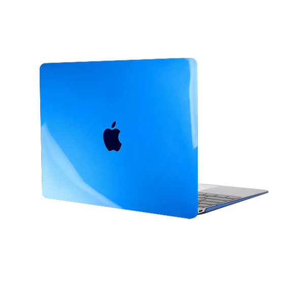 Ikase Crystal Dark Blue - Macbook Case - Macbook Air 13" Inch + Free Keyboard Cover