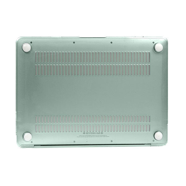 Ikase Crystal Green - Macbook Case - Macbook Air 13" Inch + Free Keyboard Cover