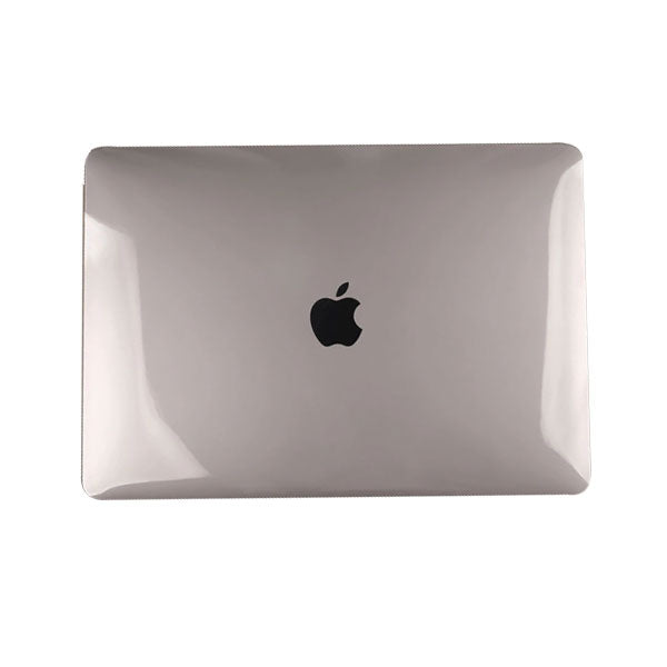 Ikase Crystal Grey - Macbook Case - Macbook Air Pro 13" 15.4" 16" Inch + Free Keyboard Cover