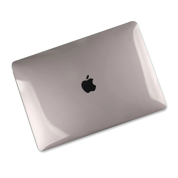 ikase Crystal Grey - Macbook Case - Macbook Air Pro 13" 15.4" 16" inch + Free Keyboard Cover
