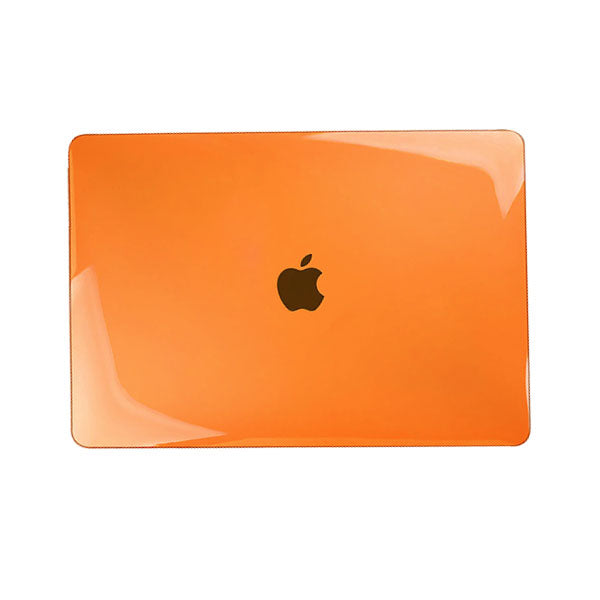 Ikase Crystal Orange - Macbook Case - Macbook Air 13" Inch + Free Keyboard Cover