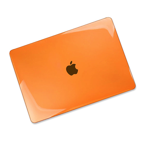 ikase Crystal Orange - Macbook Case - Macbook Air 13" inch + Free Keyboard Cover