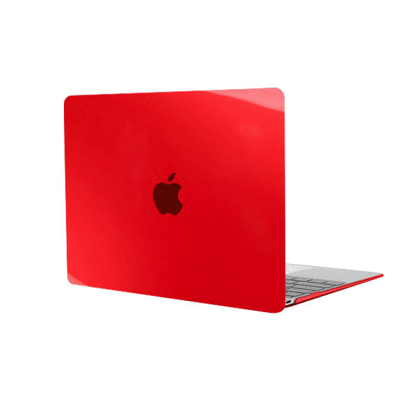 Ikase Crystal Red - Macbook Case - Macbook Air 13" Inch + Free Keyboard Cover