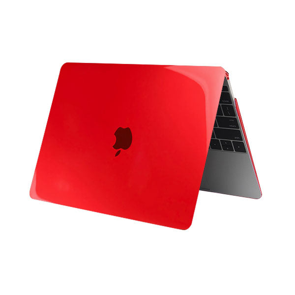 Ikase Crystal Red - Macbook Case - Macbook Air 13" Inch + Free Keyboard Cover
