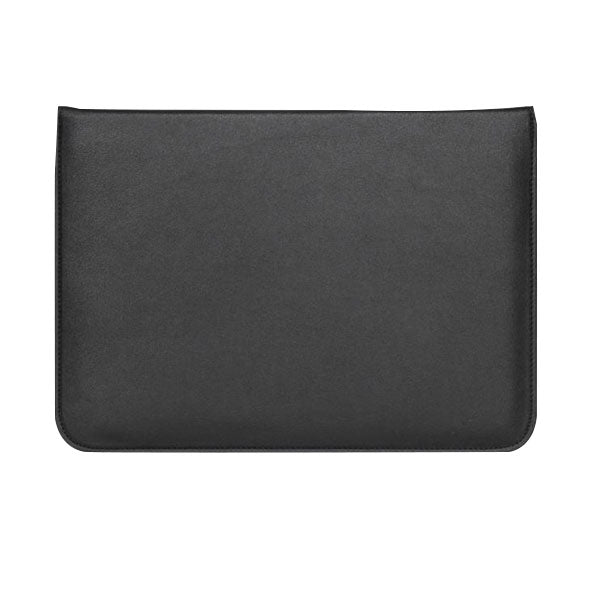Ikase Leather Black - Macbook Sleeve - Macbook Air Pro Retina M1 M2 13" 13.6" Inch