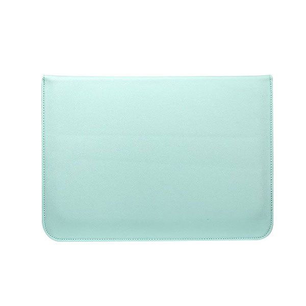 Ikase Leather Light Green - Macbook Sleeve - Macbook Air Pro Retina M1 M2 13" 13.6" Inch