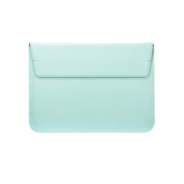 ikase Leather Light Green - Macbook Sleeve - Macbook Air Pro Retina M1 M2 13" 13.6" inch