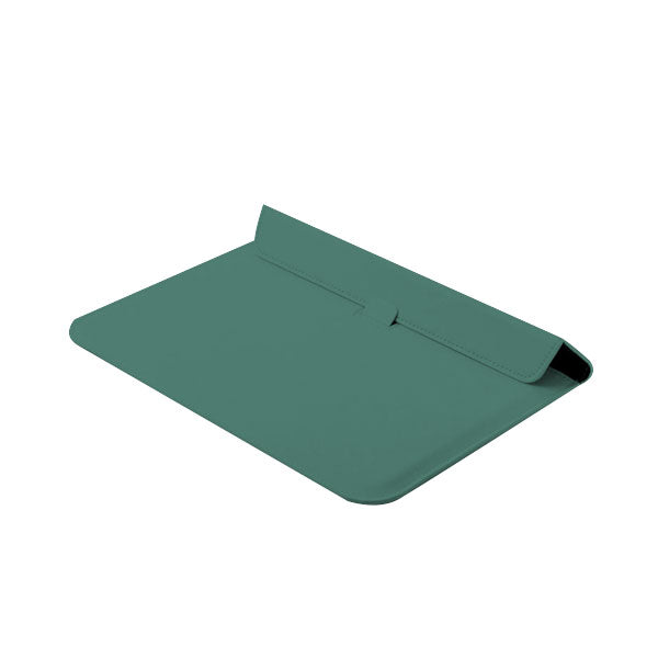 Ikase Leather Olive Green - Macbook Sleeve - Macbook Air Pro Retina M1 M2 13" 13.6" Inch