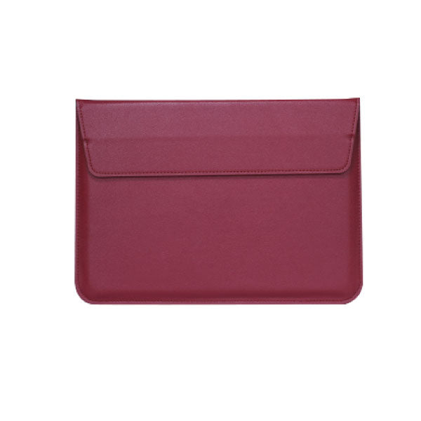 ikase Leather Wine Red - Macbook Sleeve - Macbook Air Pro Retina M1 M2 13" 13.6" inch