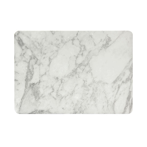 Ikase Marble 1 Without Apple Cut Out Logo - Macbook Case - Macbook Air Pro 13" Inch + Free Keyboard Cover