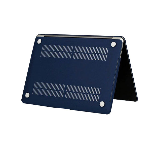 Ikase Matte Navy Blue - Macbook Air/Pro - M1 M2 13"/13.6"/14" Inch Case+Free Keyboard Cover