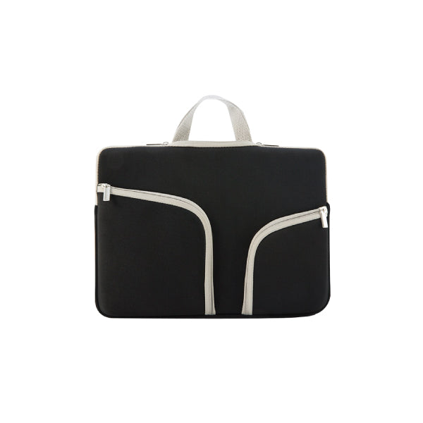 ikase Nylon Black- Macbook Sleeve Handle - Macbook Air Pro Retina M1 M2 13" 13.6" inch