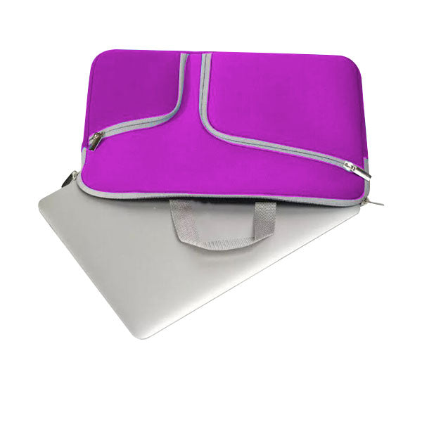 Ikase Nylon Purple - Macbook Sleeve Handle - Macbook Air Pro Retina M1 M2 13" 13.6" Inch