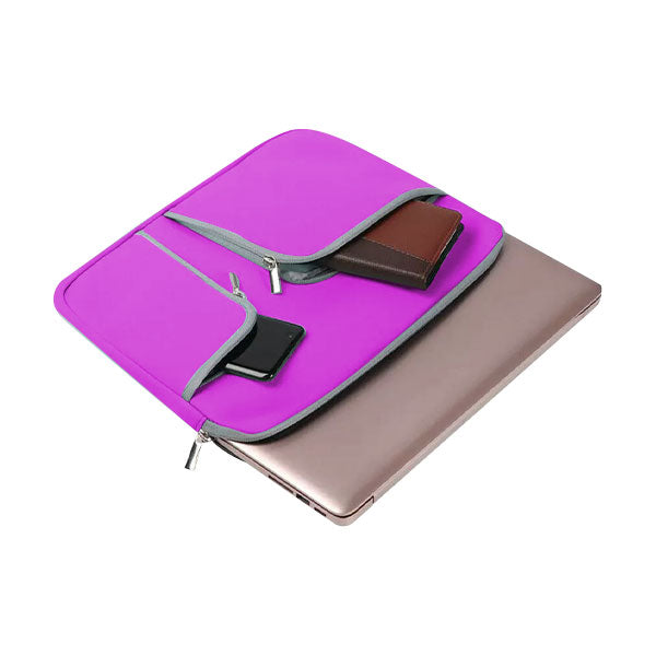 Ikase Nylon Purple - Macbook Sleeve Handle - Macbook Air Pro Retina M1 M2 13" 13.6" Inch