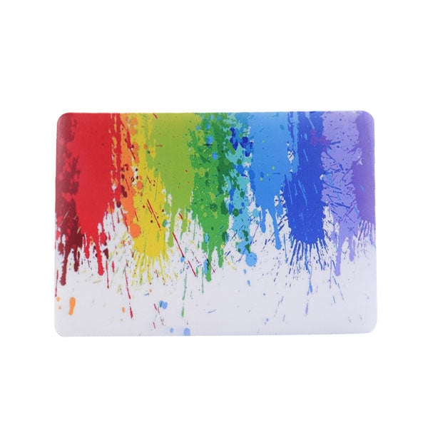 Ikase Paintsplat Without Apple Cut Out Logo - Macbook Case - Macbook Air Pro 13" Inch + Free Keyboard Cover
