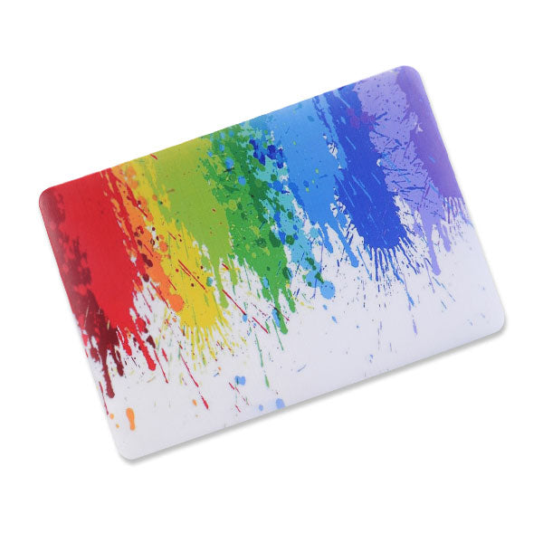 ikase Paintsplat Without Apple Cut Out Logo - Macbook Case - Macbook Air Pro 13" inch + Free Keyboard Cover