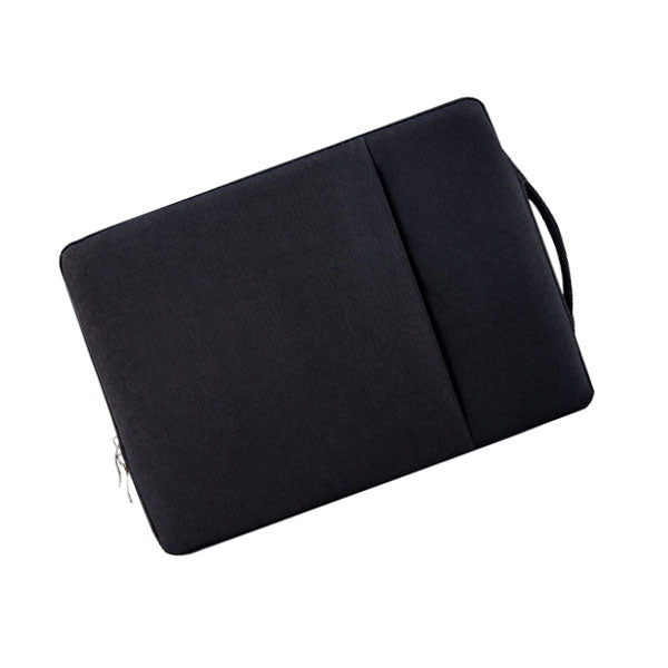 Ikase Polyester Black - Macbook Slim Sleeve - Macbook Air Pro Retina M1 M2 13" 13.6" Inch