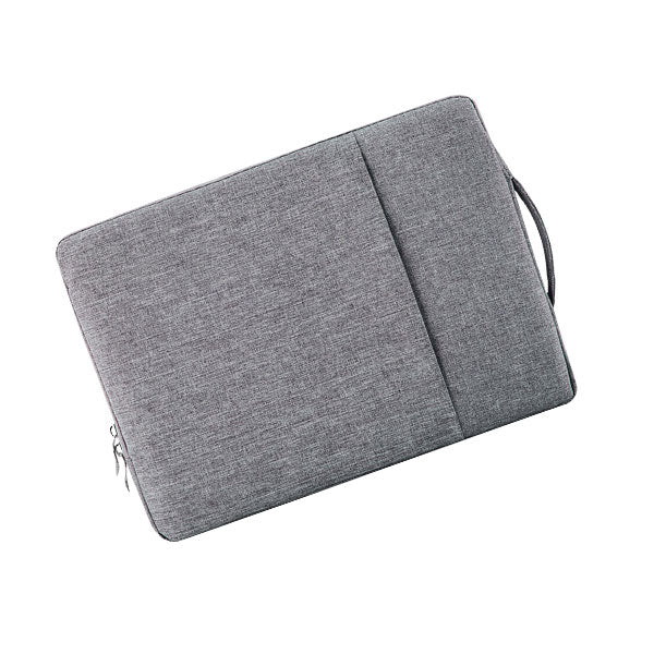 Ikase Polyester Grey - Macbook Slim Sleeve - Macbook Air Pro Retina M1 M2 13" 13.6" Inch