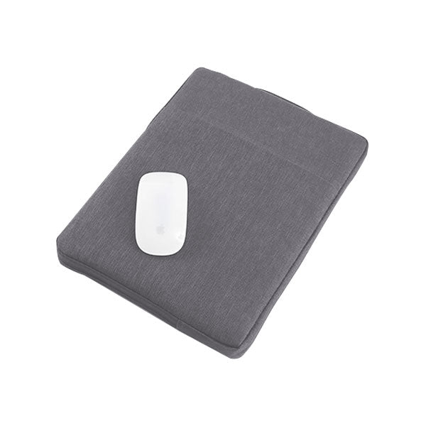 Ikase Polyester Grey - Macbook Slim Sleeve - Macbook Air Pro Retina M1 M2 13" 13.6" Inch